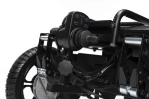 Wózek inwalidzki elektryczny składany Vermeiren VERSO składany szybki wymienny napęd hybrydowy