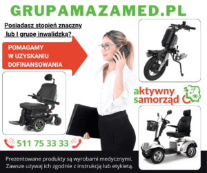 Dofinansowanie zakupu wózka inwalidzkiego elektrycznego Aktywny Samorząd 2025